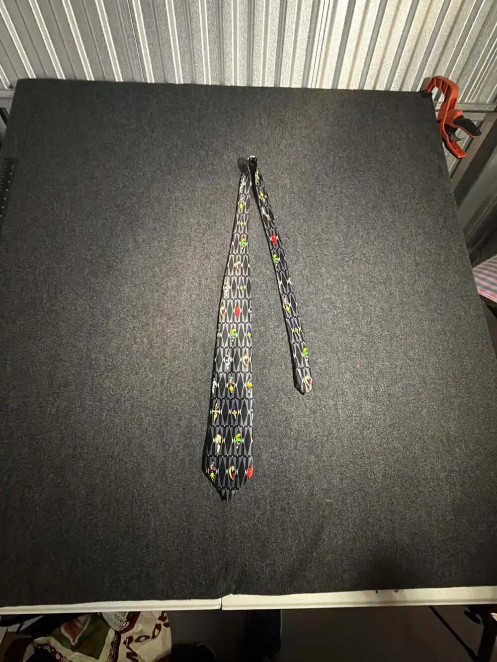 Vintage 2000 Looney Tunes Character Pattern Necktie